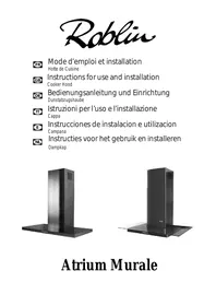 ROBLIN ATRIUM/2 900 MURALE INOX - Hotte de cuisine