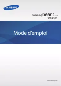 Notice SAMSUNG GEAR 2 LITE GRIS Montre connectée