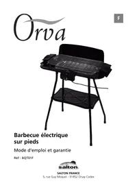 Notice ORVA BQT 01 F Barbecue électrique