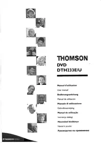Notice THOMSON DTH233 DVD-Video