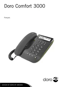 Notice DORO COMFORT 3000 Téléphone fixe