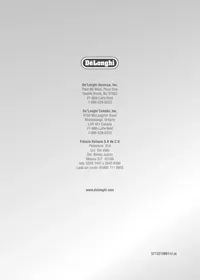 Notice DELONGHI ESAM5500BEX1PERFECTA Machine à café automatique