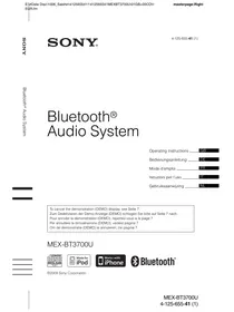 SONY MEXBT3700 - Système audio