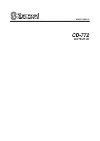 Notice SHERWOOD CD772 Lecteur CD