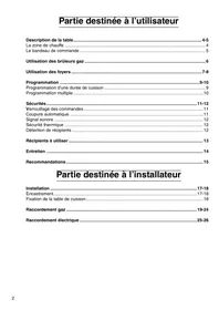 SCHOLTES TI622 - Table de cuisson