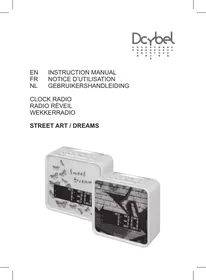 Notice DCYBEL STREET ART Radio-réveil