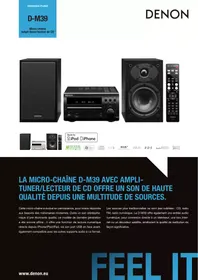 DENON D-M39 BKBK - Chaîne Hi-Fi