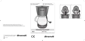 BRANDT CFP 1015 - Cafetière