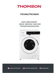 Notice DARRYTHOMSON LAVE LINGE HUBLOTT W148A Lave-linge