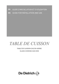 DE DIETRICH DPG7950B - Cuisson