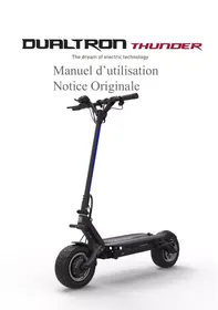 Notice MINIMOTOR DUALTRON THUNDER K Trottinette électrique