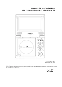 Notice SIGMATEK PDX 1780 Lecteur dvd