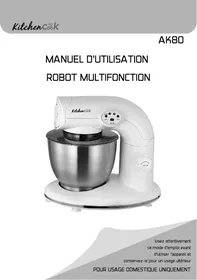 Notice HARPER AK8O SILVER Robot de cuisine