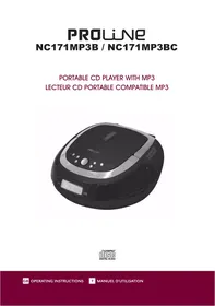 PROLINE NC171MP3BC - Lecteur CD portable