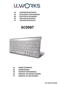 Notice IT WORKS CLAVI BT ALU WH BE Clavier