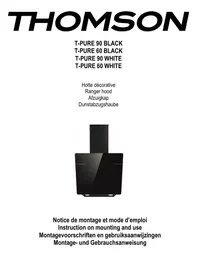 Notice THOMSON T-PURE 60 WHITE Hotte aspirante