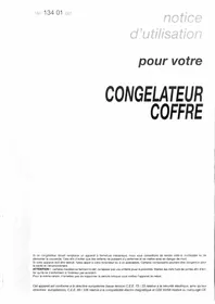 Notice THOMSON SIR 424 A BLANC Congélateur