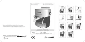 BRANDT EXP 1407 A ALU CHOCO - Cafetière