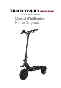 Notice DUALTRON SPIDER Trottinette