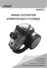 Notice HARPER COMPACT Aspirateur