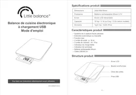 LITTLE BALANCE NC - Balance de cuisine