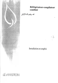 Notice ARISTON MBA 4042 C/DF INOX Réfrigérateur