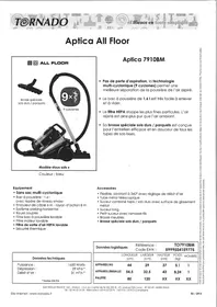TORNADO TO7910BM - Aspirateur