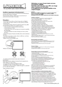 Notice LUMENE EMBASSY 2 WIRED Écran de projection