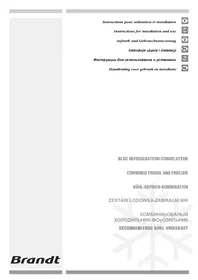 BRANDT COA 300 WK/DF - Réfrigérateur-congélateur