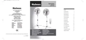 Notice HOLMES HASF17V-I Pedestal fan