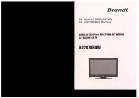 BRANDT B2207HHDW - Télévision