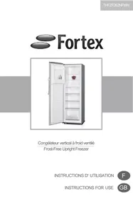 Notice FORTEX THFZF262NFWH Réfrigérateur