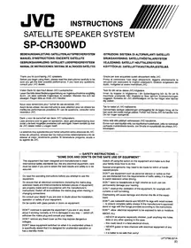 Notice JVC SP-CR300WD/KT Enceinte bluetooth