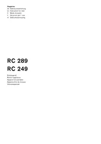 Notice GAGGENEAU RC249203 Réfrigérateur