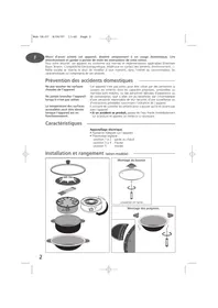 Notice MOULINEX WK1500 Wok Fondue