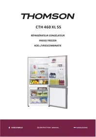THOMSON CTH460XLSSINOX - Réfrigérateur-congélateur