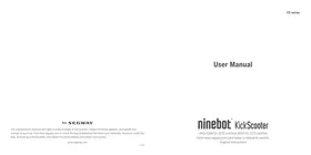 Notice NINEBOT ES1 Scooter électrique