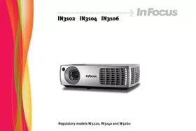 Notice INFOCUS IN3102 Vidéoprojecteur