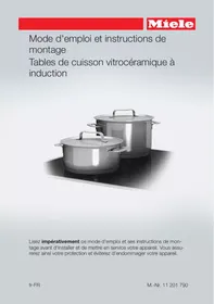 MIELE KM 7164 FR - Plaque de cuisson