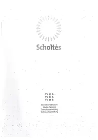 SCHOLTES TV 64S - Téléviseur