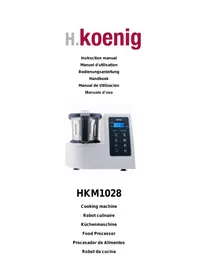 Notice H.ROENIG HHM1028 Cooking machine