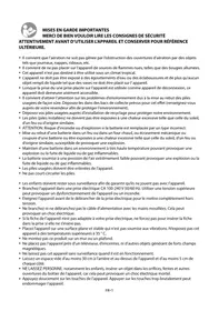 Notice JVC XS-F720B Speaker