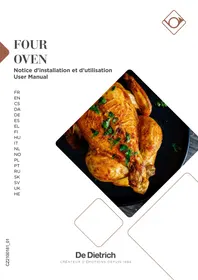 Notice DE DIETRICH DOP4543H Beépíthető sütő