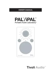 Notice TIVOLI IPAL WHITE/GREY Radio