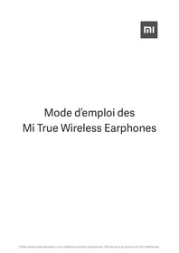 Notice Xiaomi MI_EAR_AIR Casque