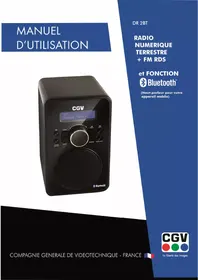CGV DR2BT ROUGE - Radio