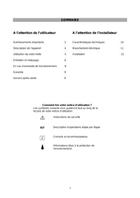 Notice ARTHUR MARTIN AFC 958 N Hotte aspirante