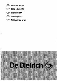 DE DIETRICH DVI 110E RETRO-BLANC - Lave-vaisselle