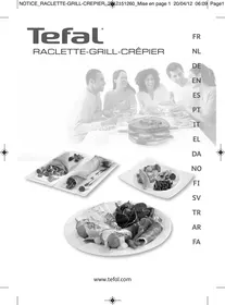 TEFAL RaclettePR620D12 - Appareil de cuisine