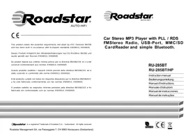 ROADSTAR RU-285BT - Autoradio